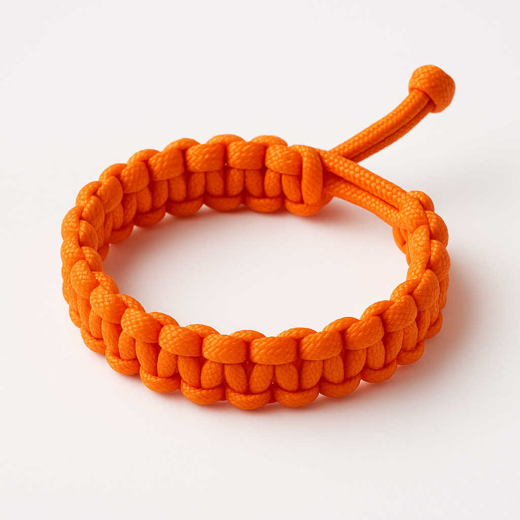 Bracelet en paracorde Orange