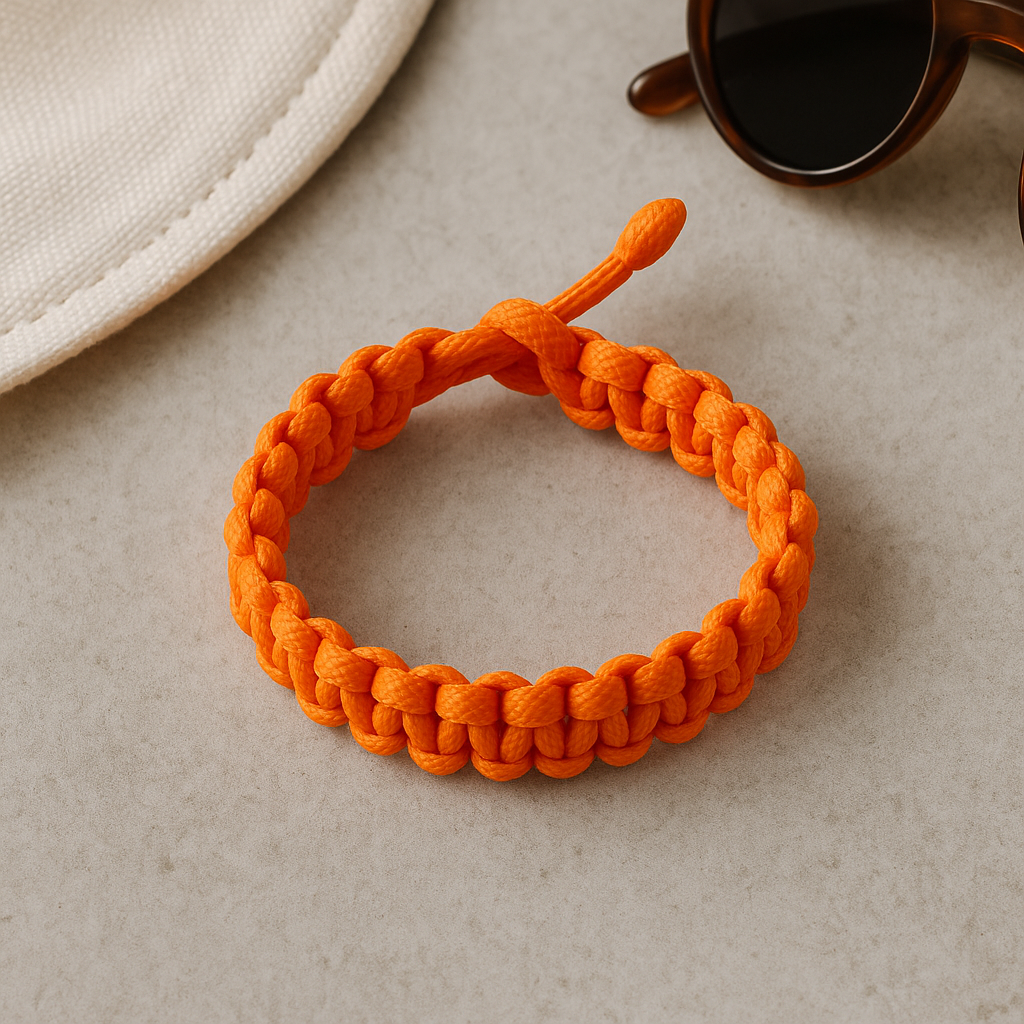 Bracelet en paracorde Orange