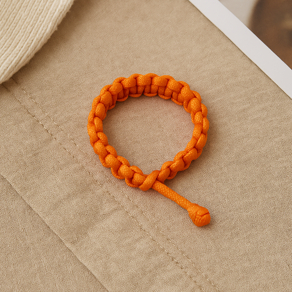 Bracelet en paracorde Orange