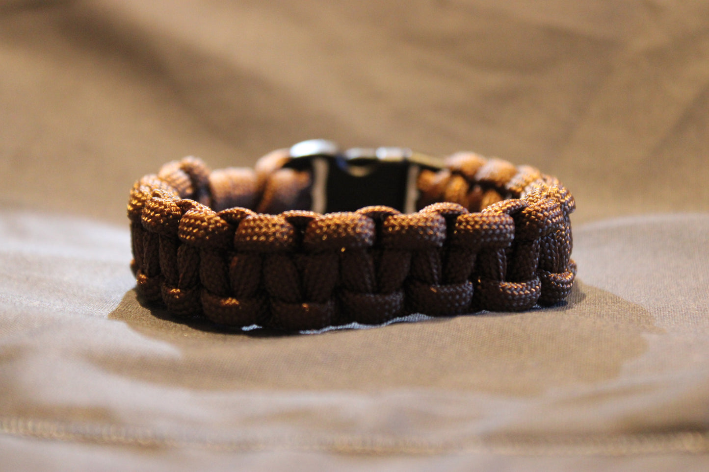Bracelet en paracorde Marron