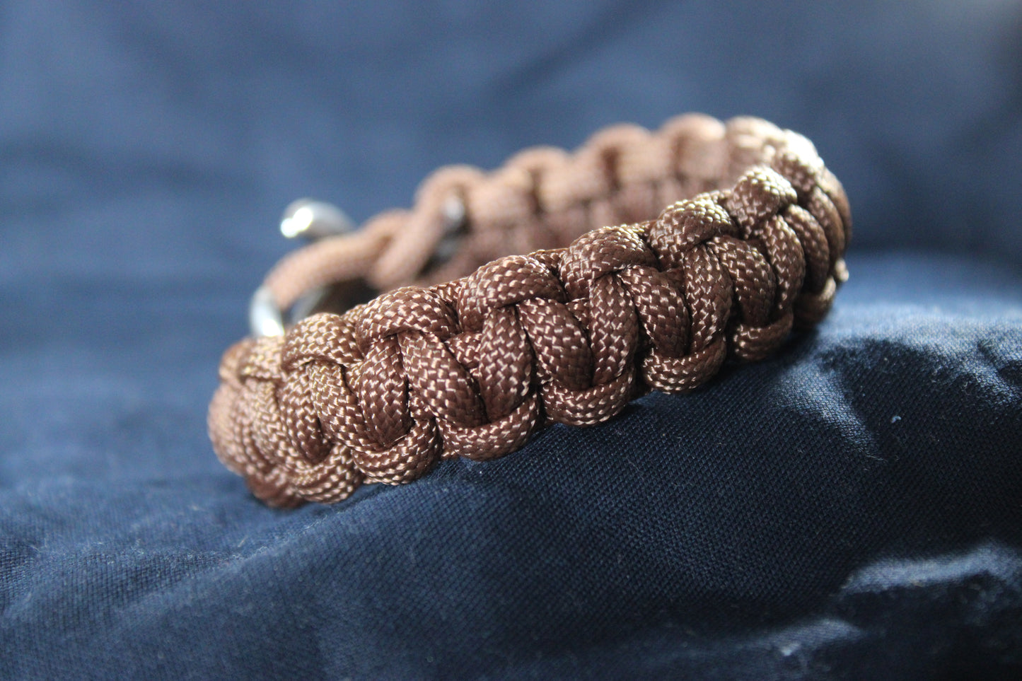 Bracelet en paracorde Marron