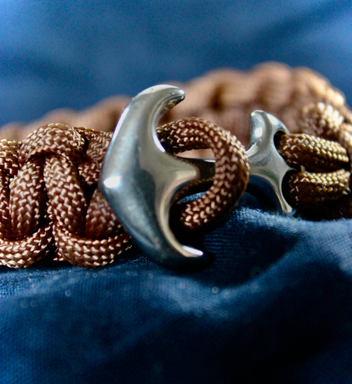 Bracelet en paracorde Marron