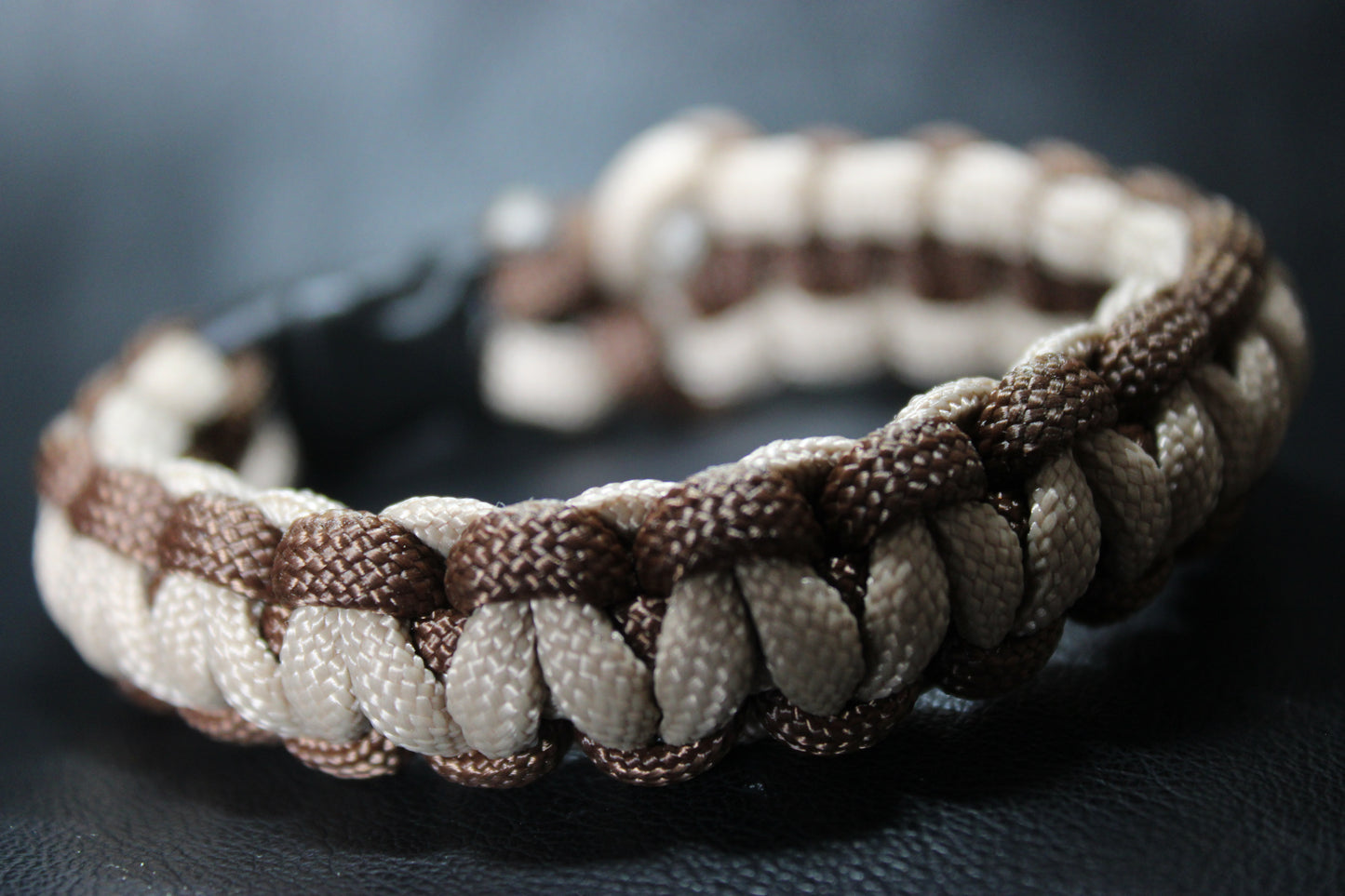 Bracelet en paracorde Beige et Marron