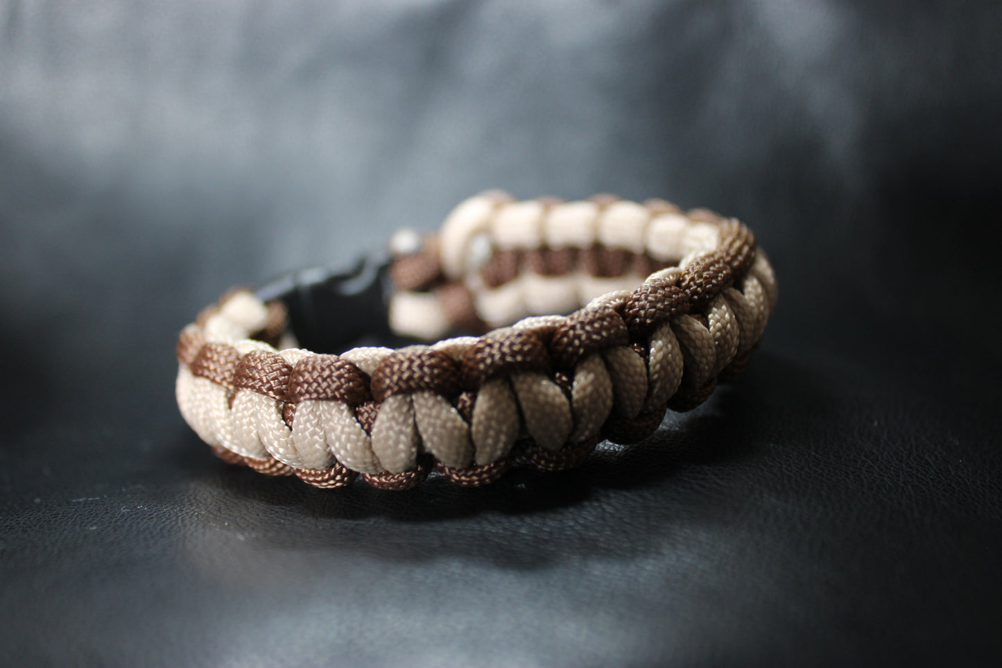 Bracelet en paracorde Beige et Marron
