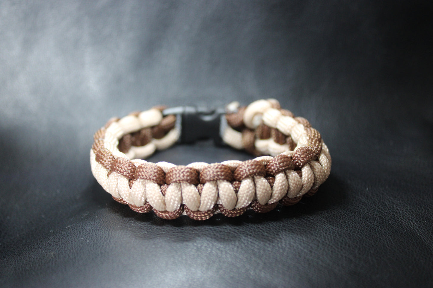 Bracelet en paracorde Beige et Marron