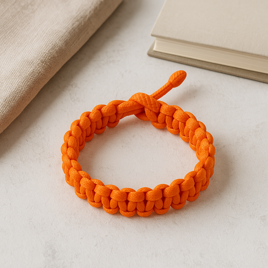 Bracelet en paracorde Orange