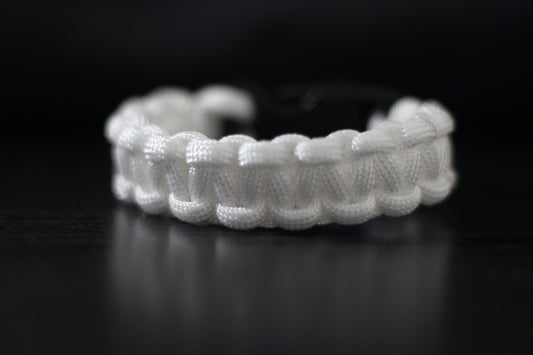 Bracelet en paracorde Blanc