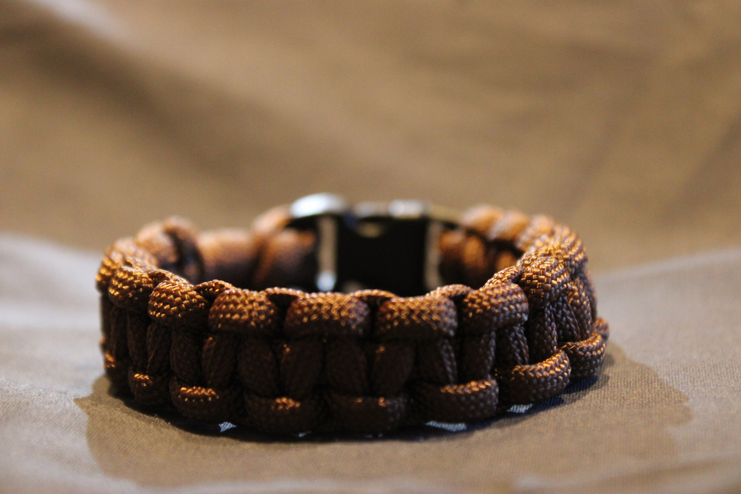 Bracelet en paracorde Marron