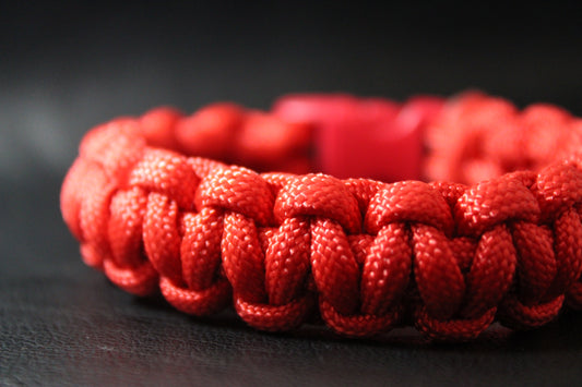 Bracelet en paracorde Rouge