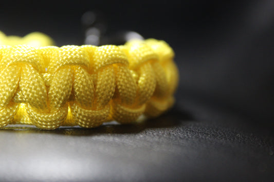 Bracelet en paracorde Jaune